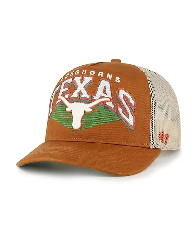 '47 Brand Men's Burnt Orange Texas Longhorns Pomona Mesh Hitch Adjustable Trucker Hat