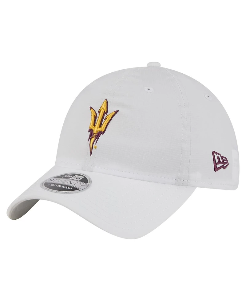 New Era Men's White Arizona State Sun Devils Active Ripstop 9TWENTY Adjustable Hat