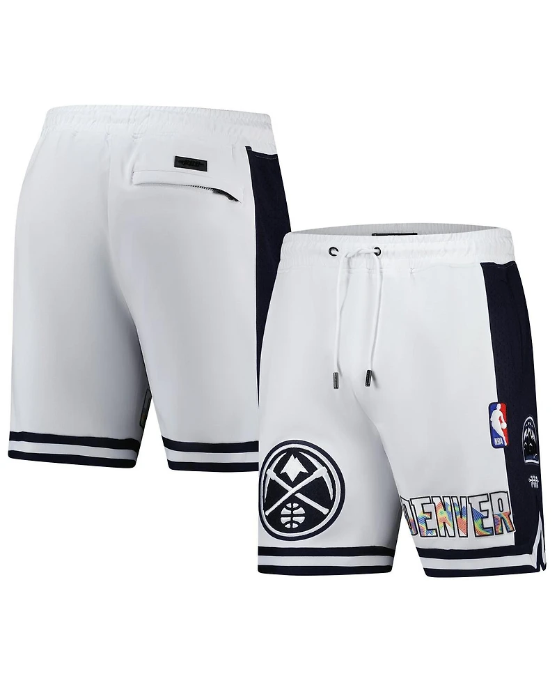 Pro Standard Men's White Denver Nuggets 2024/25 City Edition 2.0 Shorts