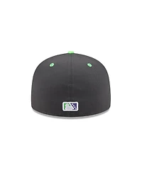 New Era Men's Charcoal Hampshire Fisher Cats Theme Nights 59FIFTY Fitted Hat