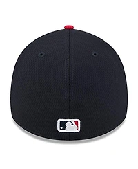 New Era Men's Navy/Red Minnesota Twins 2025 Mlb All-Star Game Workout 39THIRTY Flex Hat