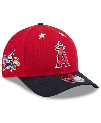 New Era Men's Red/Navy Los Angeles Angels 2025 Mlb All-Star Game 9FORTY M-Crown Adjustable Hat