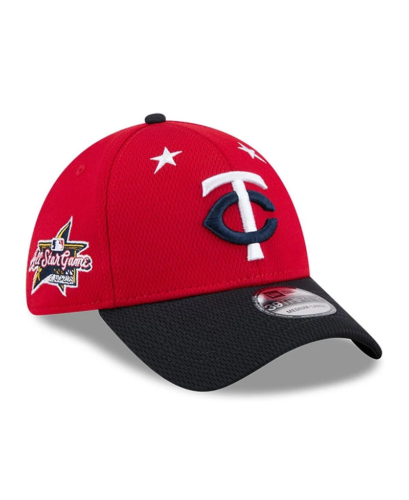 New Era Men's Red/Navy Minnesota Twins 2025 Mlb All-Star Game 39THIRTY Flex Hat