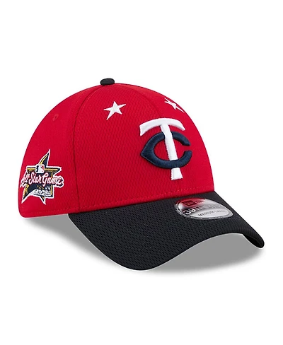 New Era Men's Red/Navy Minnesota Twins 2025 Mlb All-Star Game 39THIRTY Flex Hat
