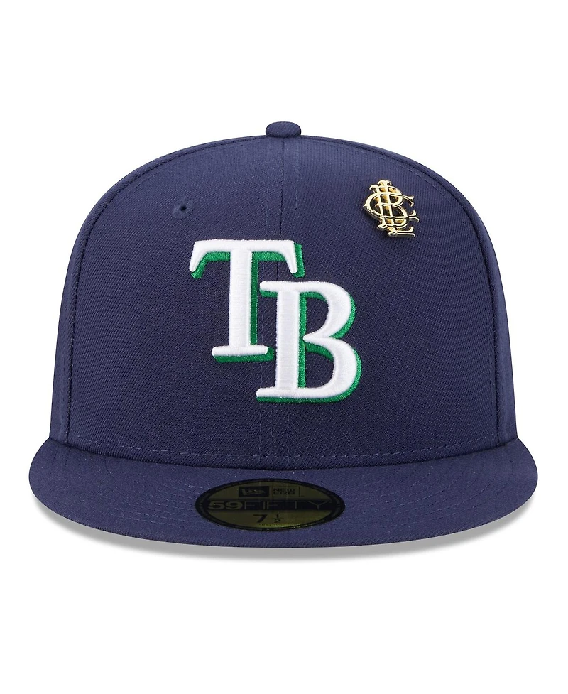 New Era Men's Navy Tampa Bay Rays 2025 Big League Chew 59FIFTY Fitted Hat