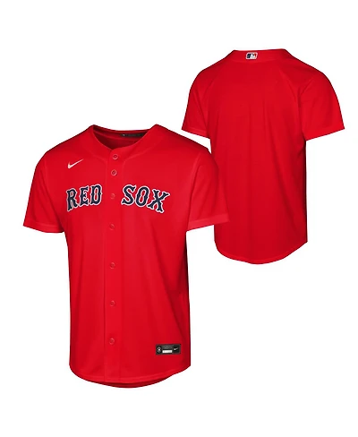 Nike Big Boys and Girls Red Boston Sox Alternate Replica Jersey