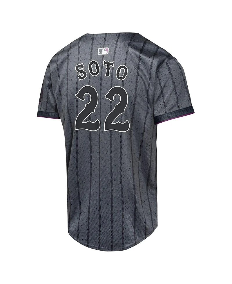 Nike Big Boys and Girls Juan Soto Gray New York Mets City Connect Limited Jersey