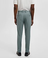 Mango Men's Stretch Fabric Super Slim-Fit Suit Pants