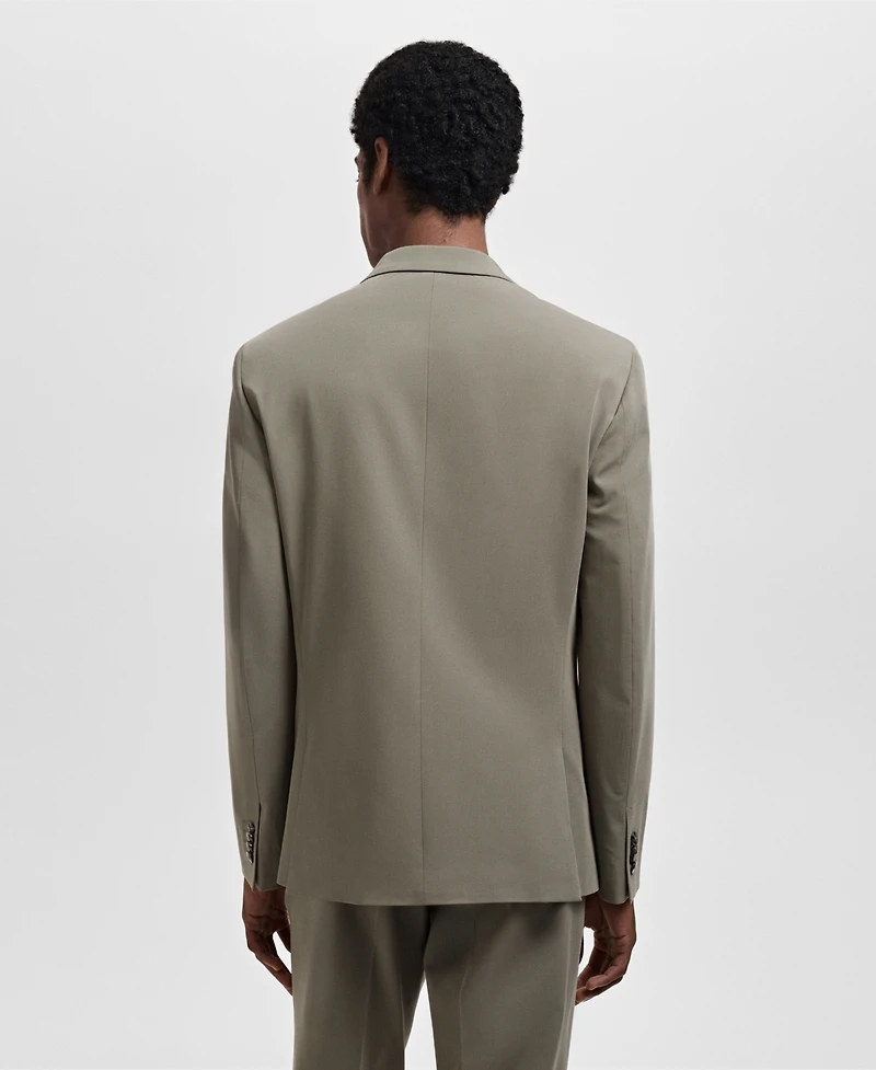 Mango Men's Stretch-Fabric Super Slim-Fit Suit Jacket