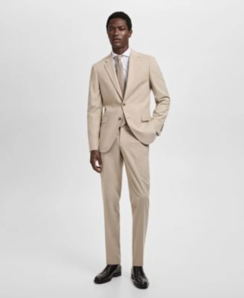 Mango Mens Milan Slim Fit Suit Separates