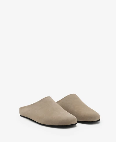 Mango Men's Suede Leather Clogs