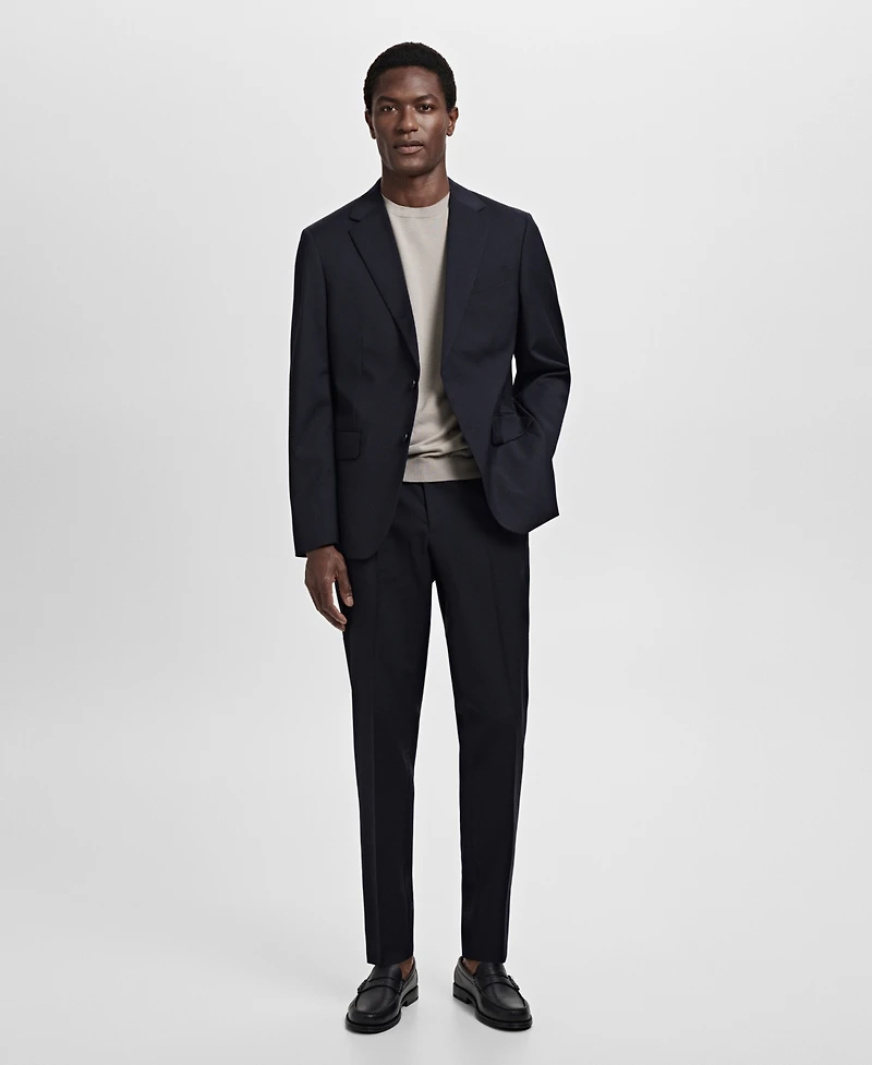 Mango Men's Turin Virgin Wool Suit Pants