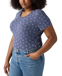 Levi's Plus Lydia Tossed Floral Short-Sleeve T-Shirt