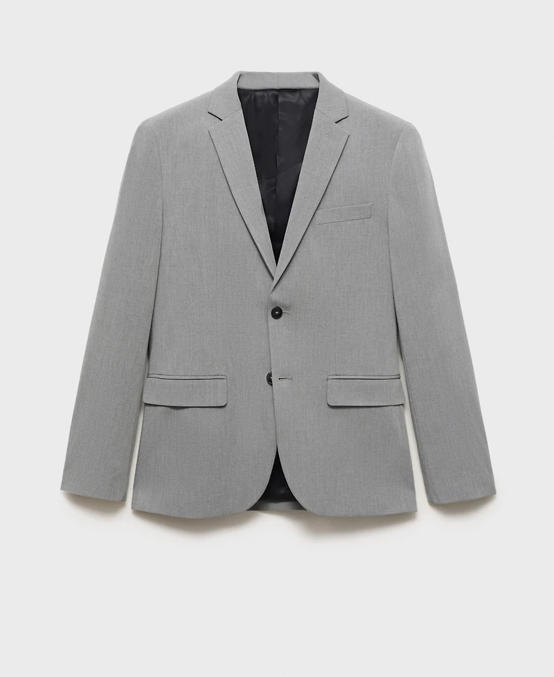 Mango Men's Stretch Fabric Super Slim-Fit Suit Jacket