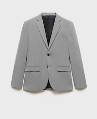 Mango Men's Stretch Fabric Super Slim-Fit Suit Jacket