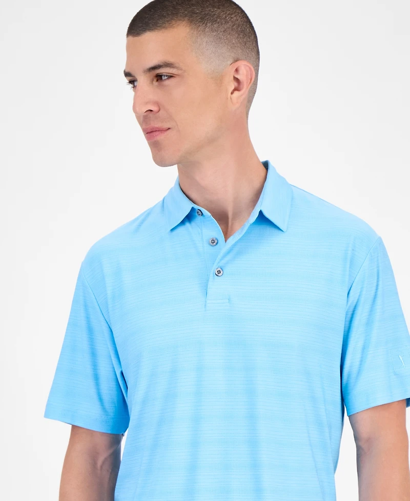 Pga Tour Men's Textured Polo Shirt