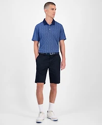Pga Tour Men's Argyle Jacquard Polo Shirt