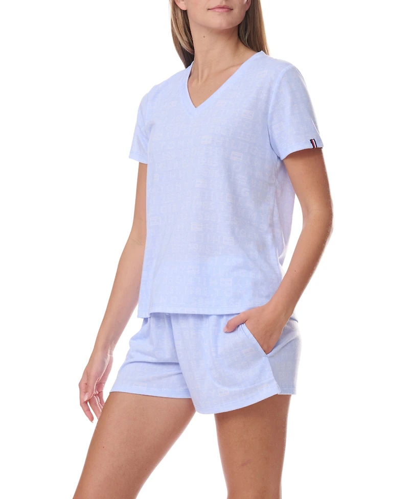 Tommy Hilfiger Women's 2Pc Short Sleeve Tee & Short