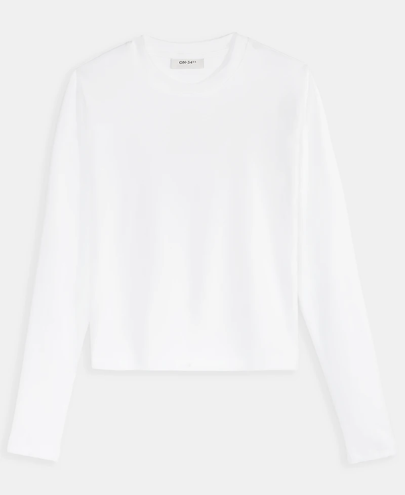On 34th Women's Long-Sleeve Top, Macy's Exclusive