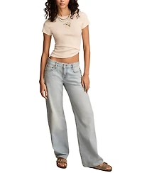 Lucky Brand Women's High-Rise Baggy Wide-Leg Jeans