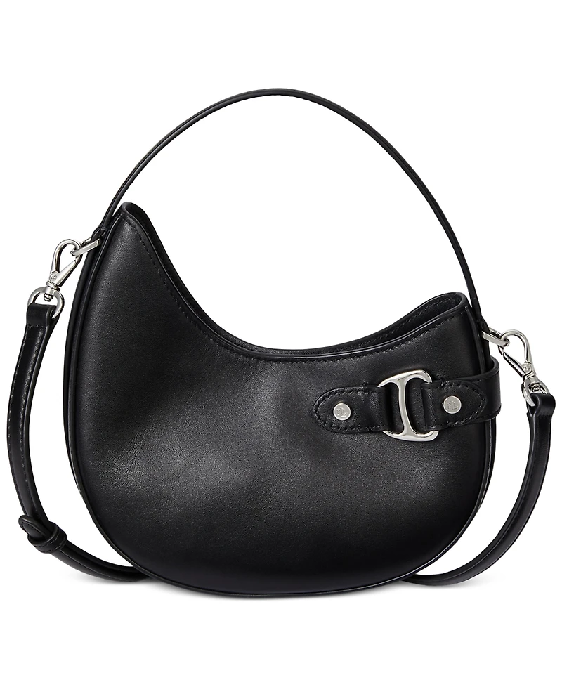 Lauren Ralph Leather Mini Tasha Crossbody Bag