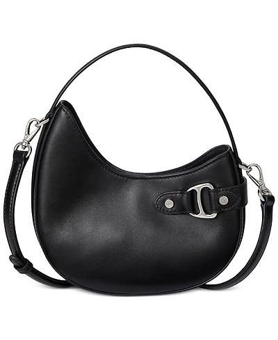 Lauren Ralph Leather Mini Tasha Crossbody Bag