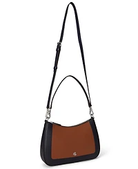 Lauren Ralph Lauren Two-Tone Leather Small Danni Bag