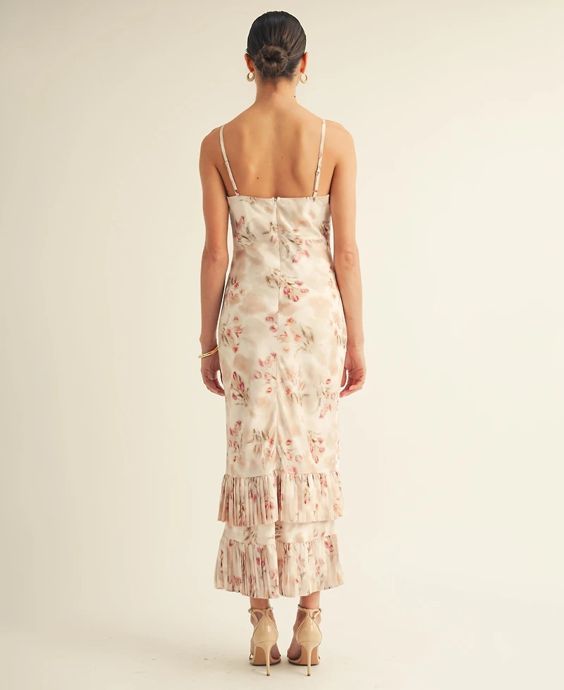 Arose Studio, Inc Women's Chiffon Slip Maxi Dress