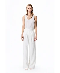 Nocturne Women's Wide-Leg Linen Pants