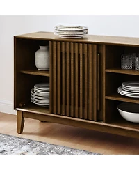 Casainc 47.3" Cabinet with 2 Doors & Solid Wood Feet