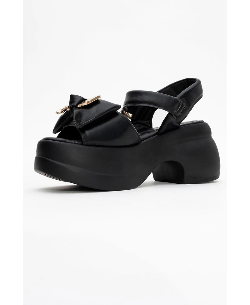 Merida Buckle Platform Sandal (Women)