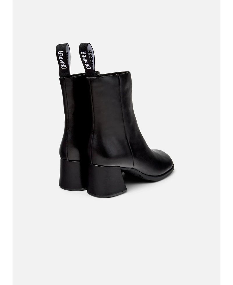 Camper Kora Leather Zip Bootie