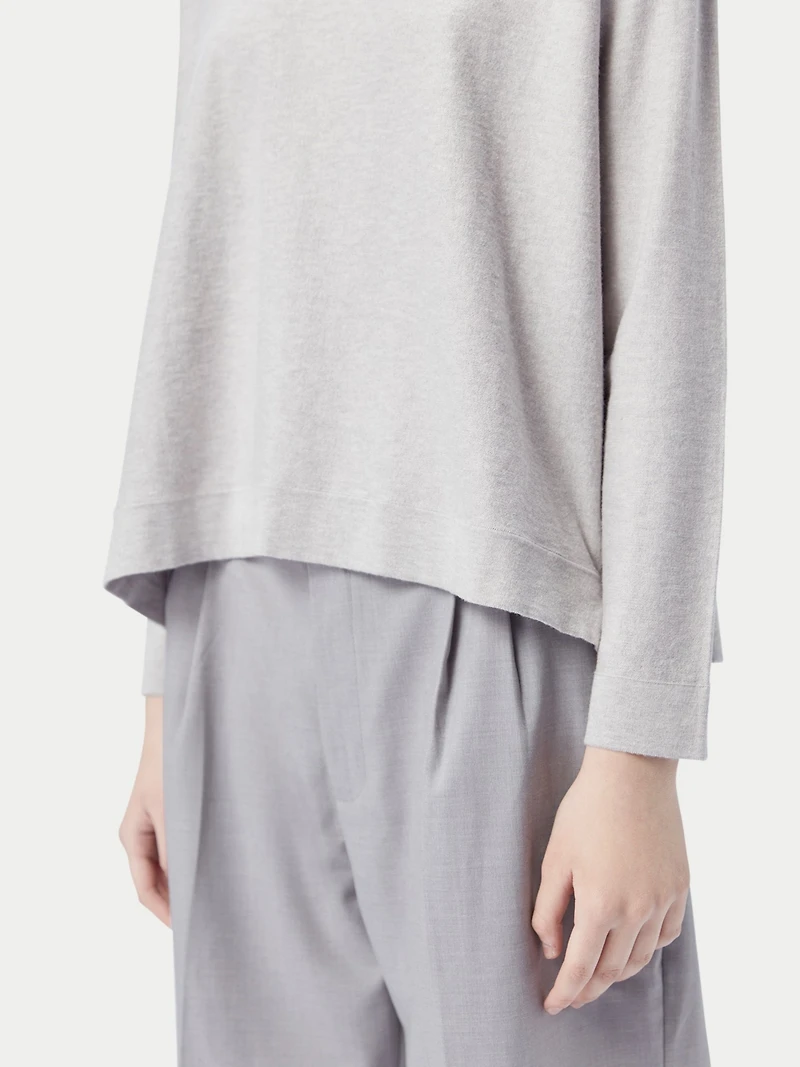 Gobi Cashmere Women's Boatneck Cotton Silk Blend Sweater