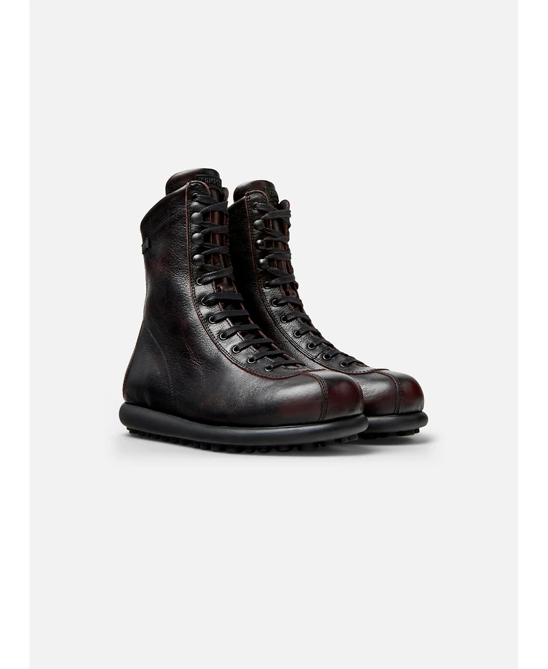 Camper Pelotas Ariel Leather Lace Up Bootie