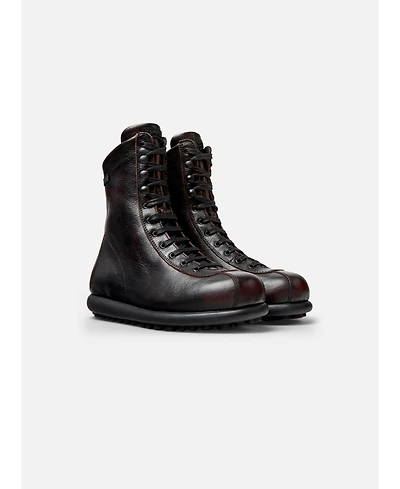 Camper Pelotas Ariel Leather Lace Up Bootie