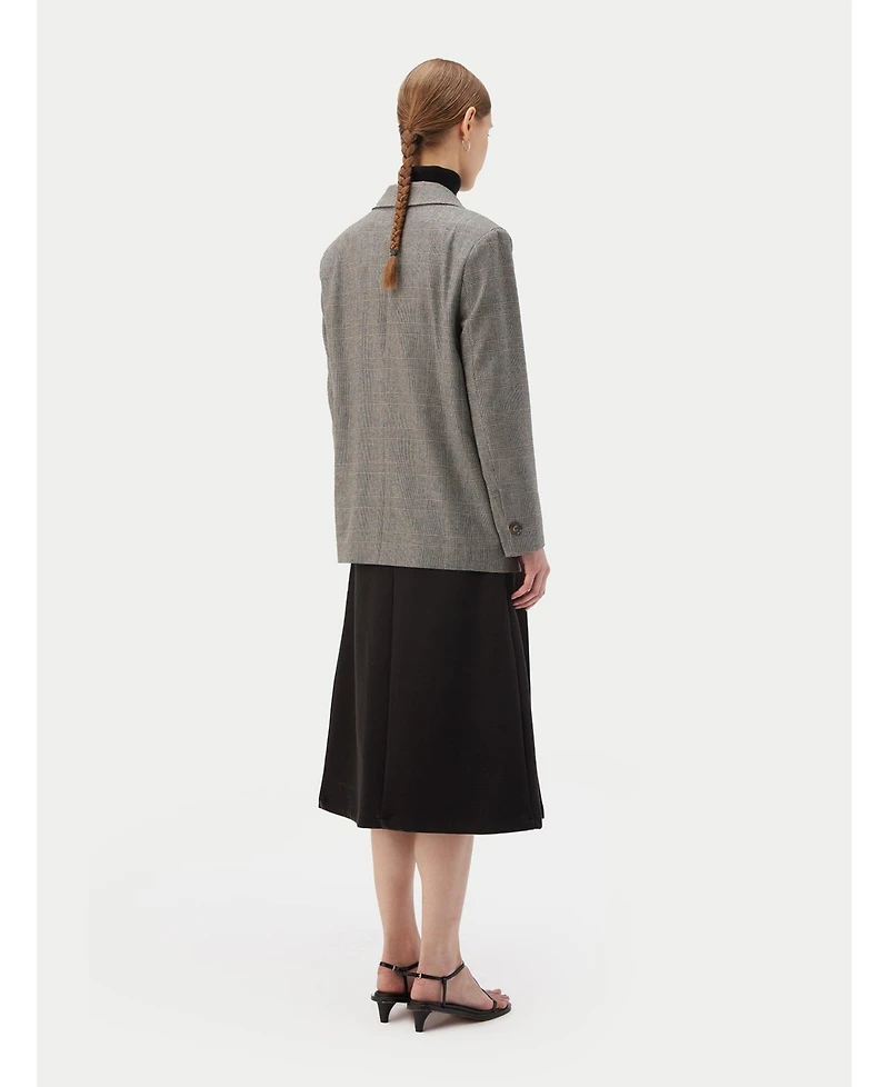 Gobi Cashmere Women's Double-Breasted Cashmere Blazer