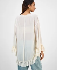 And Now This Women's High-Low Ruffle Top, Macy's Exclusive