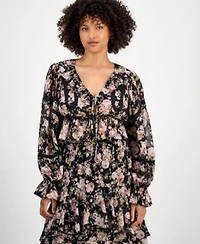 Now This Womens Ruffled Cuff Balloon Sleeve Top Pxxs Xxl Macys Exclusive