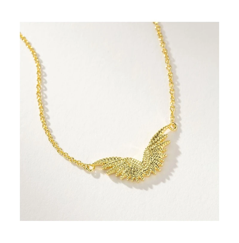 14K Gold-Plated Protection Necklace, 16" + 2" extender