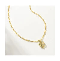Uncommon James 14k Gold-Plated Four Leaf Clover Necklace