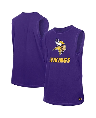New Era Men's Purple Minnesota Vikings Leisure Collection Tank Top