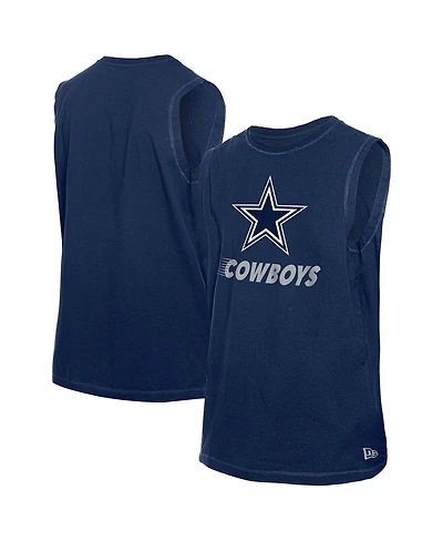 New Era Men's Navy Dallas Cowboys Leisure Collection Muscle Tank Top