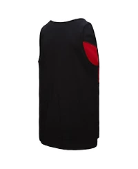 Mitchell & Ness Men's Black Kansas City Chiefs Retro Color Block Tank Top