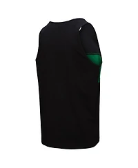 Mitchell & Ness Men's Black New York Jets Retro Color Block Tank Top