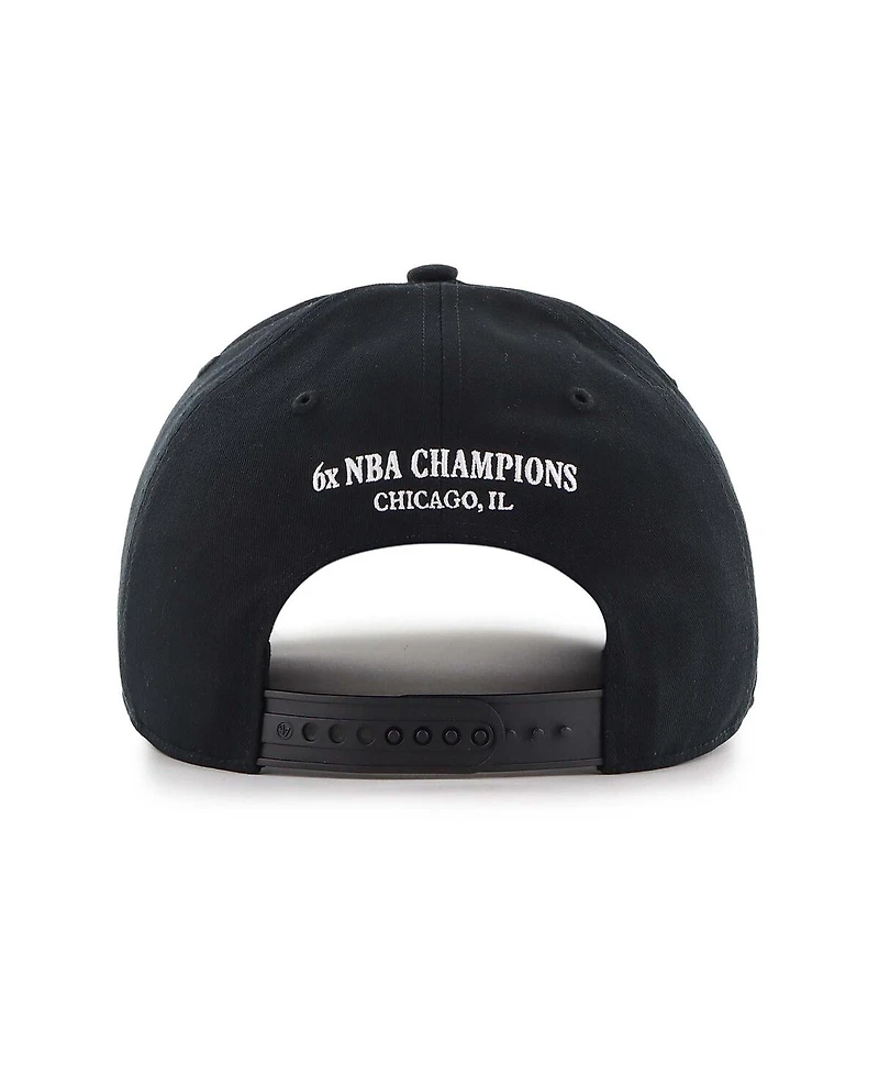 '47 Brand Men's Black Chicago Bulls Every Time Past Champs Hitch Adjustable Hat