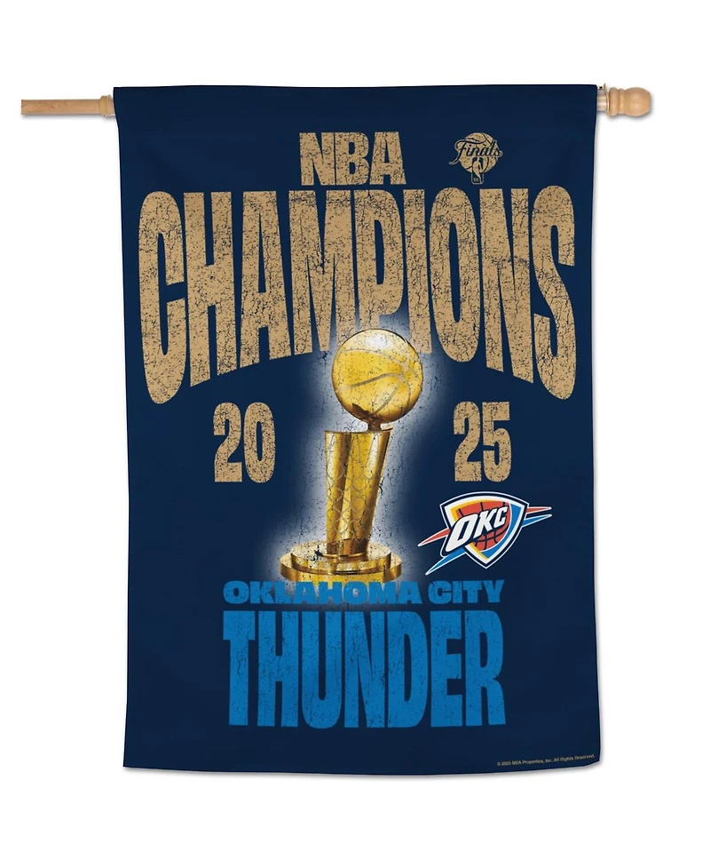 Wincraft Oklahoma City Thunder 2025 Nba Finals Champions Locker Room 28" x 40" Single-Sided Vertical Banner
