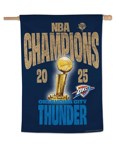 Wincraft Oklahoma City Thunder 2025 Nba Finals Champions Locker Room 28" x 40" Single-Sided Vertical Banner