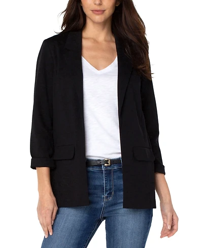 Liverpool Los Angeles Petite Ponte Boyfriend Blazer