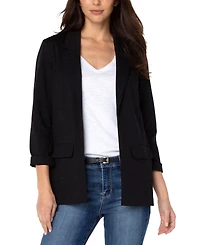 Liverpool Los Angeles Petite Ponte Boyfriend Blazer
