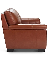 Cobbie Leather 69" Loveseat, Macy's Exclusive